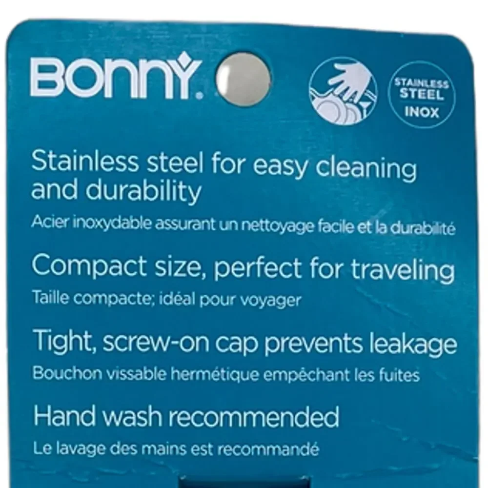 Bonny Flask 8oz Stainless Steel New In Box